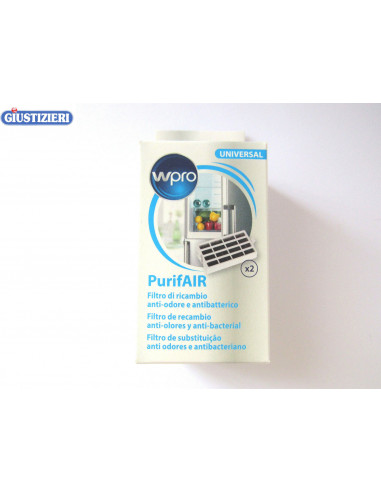 c00481223 purifair filtro antibatterico antiodore frigo whirlpool originale 2pz