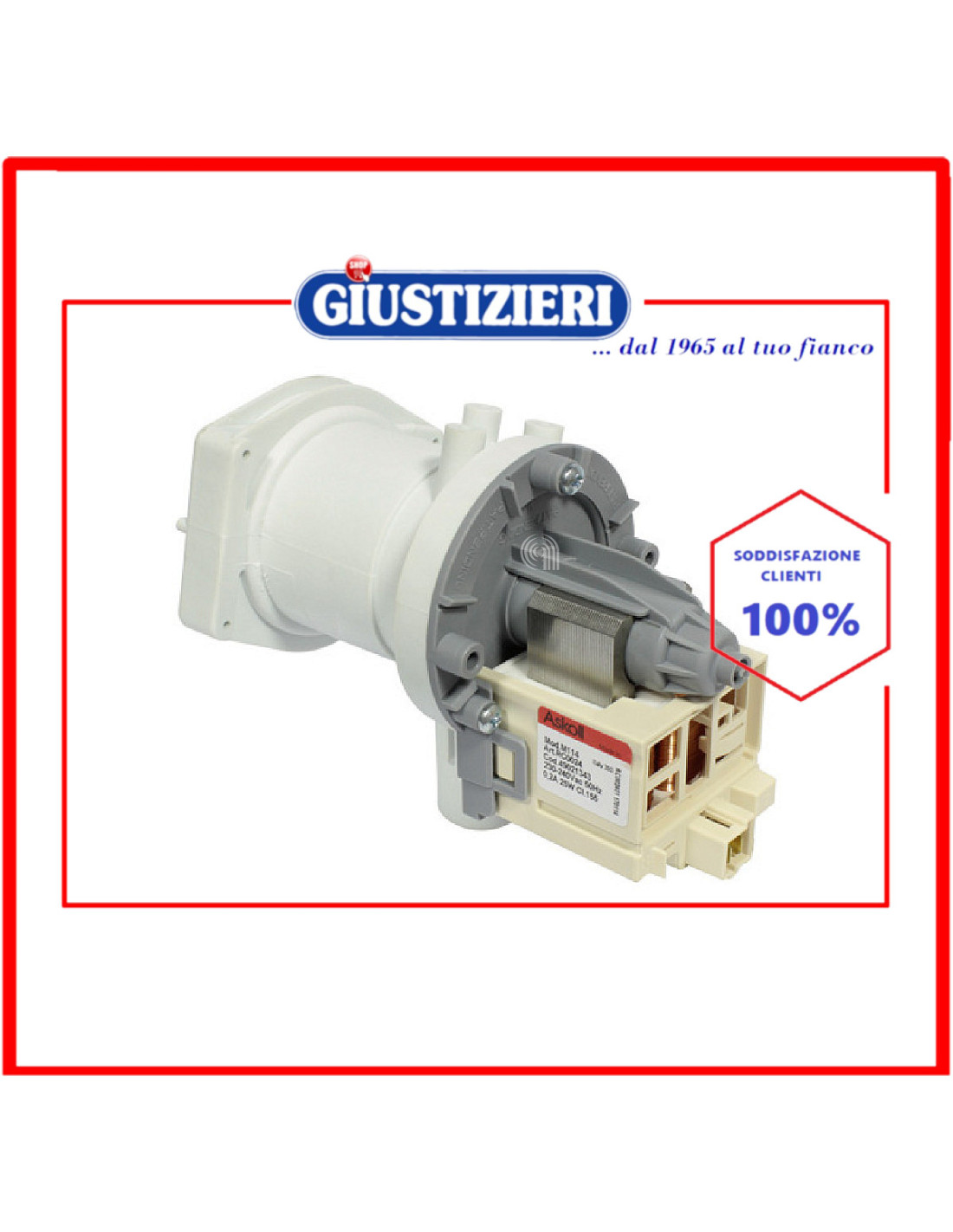 Valvola Di Ingresso Acqua Per Lavatrice LG – Elettrovalvola A Doppia Testa CNKB FPS-180A, Compatibile Con 5221EN1005B